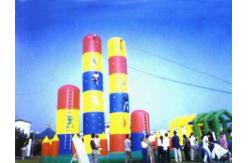 China Inflatable Amusement Park Bungee Trampoline For Outdoor Games supplier