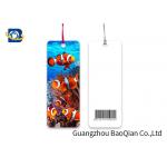 Plastic 3D Lenticular Bookmark , Custom Bookmark With Tassel Ocean Animal Clownfish Nomo