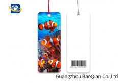 China Plastic 3D Lenticular Bookmark , Custom Bookmark With Tassel Ocean Animal Clownfish Nomo supplier