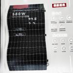 Short-Circuit Voltage 13.86A XSCM-580-T Portabie Flexible 580W Soft Solar Hybrid Inverter BIPV Module Photovoltaic Panels for RV for sale
