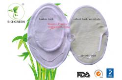 China Ultra Soft Bamboo Underarm Sweat Pads Breathable Waterproof Laminated PUL Founded supplier