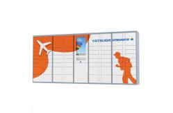 China Intelligent Parcel Delivery Lockers With Bar Code / Stainless Steel Keypad supplier