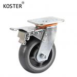 350kg Maximum Load TPR Casters for High Temperature Industrial Trolley Scaffold Wheels for sale