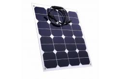 China 50W ETFE Flexible Solar Panel For 12V Mono Waterproof Solar Energy System supplier