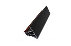 China Hexagonal Wood Finish Aluminium Profiles Customized For Stand Display supplier