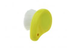 China Natural Soft Yellow Facial Cleansing Brush No Irritate To Skin supplier