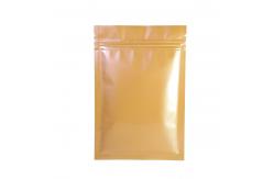 China Resealable Zipper Smell Proof Mylar BRC Poly Resealable Bags Matt Black Bag supplier