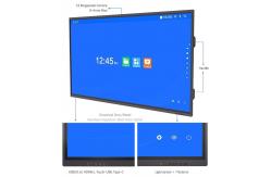 China IR Interactive White Board HDMI Ultra LED Display Touch Screen ROHS supplier
