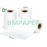 48gsm 57mm * 30m White Thermal Paper OEM For Supermarket Cash Register for sale