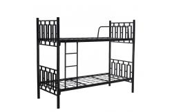 China Queen Over Double Stackable Army Metal Bunk Bed Frame supplier