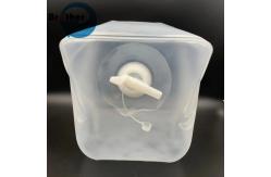 China Flexible Packaging Soft Plastic LDPE 5L 10L 20L Sake Barrels Container Cubitainer Bag supplier