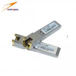 RJ45 Sfp Fiber Optic Connector , Fibre Channel 1000base T Transceiver for sale