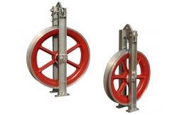 China Bundled Power Line Construction Tools Aluminum Sheave Conductor Blocks supplier