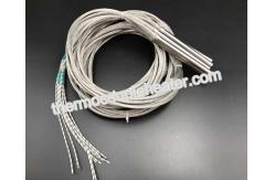 China High Density electric cartridge heaters With Internally Connected Fiberglass Leads And SS Braids supplier