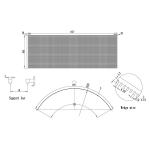 Polishing and Welded End Connection Curved LED Display Screen for Exceptional Quality