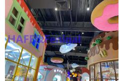 China Soft Floating Clouds Pendant Balloon Light Romantic Droplight Silk Cotton Hanging Lamp supplier