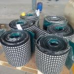 Wear Resistant Ceramic Pulley Lagging Lining Conveyor Drum Lagging for sale