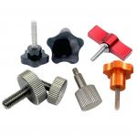 OEM Stainless Steel Hand Tightening Thumb Screws Anodized Aluminum Knob Knurled Screw for sale
