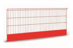 China Q235 Steel Mesh Edge Protection Fencing With Toeboard For Building supplier