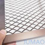 Diamond Expanded Mesh Panels Expanded Steel Grill Grate For Walkway Handrails