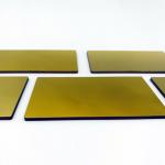 Quartz Glass Plate Gold Plated Silicon Dioxide Optical Round Square Quartz Glass Window