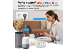 China White Black Grey Smart Socket Vioce Support 16A 3500W Smart Life Socket supplier
