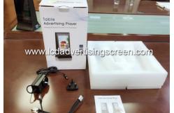 China 8 LCD Touch Screen Advertising Kiosk 800x1280 With Phone Charger supplier