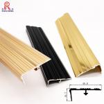 Rubber Insert Anodized Aluminum Stair Nosing Non Slip 0.4mm - 5mm Thickness for sale