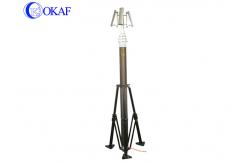 China Portable Lightweight Telescopic Mast Tripod 5.7m 5.8m Hydraulic supplier
