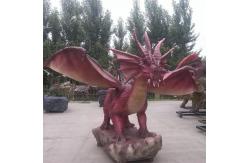 China Theme Park Realistic Animatronic Dragons With Movement / Sound Customization supplier