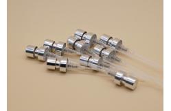 China 13 / 400  Perfume Bottle Spray Pump , Perfume Crimp Pump With Aluminum Collar supplier