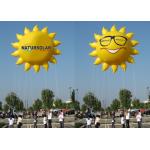 Sun Shaped Custom Inflatable Helium Balloons And Blimps 0.18mm PVC Material for sale