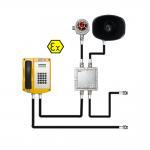 IP Sound and Light Explosion-Proof Telephone for Oil Exploration / Chemical Industry Hazardous Area for sale