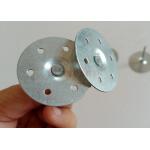 50mm Round Perforated Base Insulation Anchor Pins With Self Locking Washers