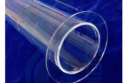 China Lab Quartz Small Glass Rod Tubes Mose 6.5 Hardness >92% Light Transmittance supplier