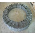Donut Shape Wire Mesh Demister, Pipe Hole Installation Mist Eliminator