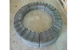 China Donut Shape Wire Mesh Demister, Pipe Hole Installation Mist Eliminator supplier