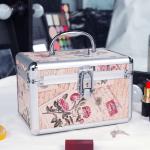 Lock Hard Brushes Toiletry Makeup Bag Case for sale