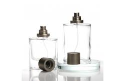 China 50ml 100ml Elegant Square Perfume Decant Bottle Empty Perfume Glass Spray Bottle supplier