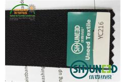 China Plain Weave Stretchable Waistband Lining And Interlining For Sweat Pants supplier