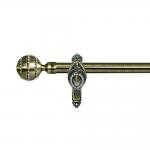 Classic Luxury Style Curtain Rod Set With Diamond And Customized Size For Interior Decoration for sale
