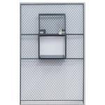 Sliding Service Security Wire Mesh Window Guard , Wire Mesh Security Panels For Windows for sale