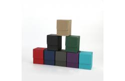 China OEM Acceptance - Custom PU Leather Card Deck Card Box Trading Card Game Box supplier
