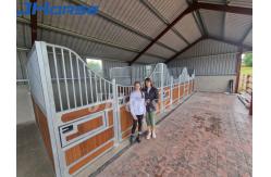 China Equine Galvanized European Horse Stalls Bamboo Horse Stable supplier