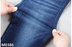 China Dark Blue 10.2Oz Cotton Polyester Spandex Denim Fabric With Crosshatch supplier