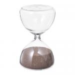 Decorative Clear Glass Hourglass Morden Luxury Style ISO9001 Certificated for sale