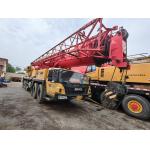 SA Ny Truck Crane 100ton STC1000C7 with 17.5m Jib Length Yellow and Red for sale