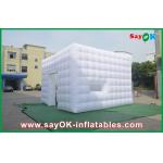 Inflatable Outdoor Tent Opening Window Inflatable Cube Tent Middle Door Inflatable Party Tent for sale