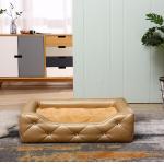 Large Leather Cat Bed Dogs Indoor Raised Lounge Chairs Couches for sale