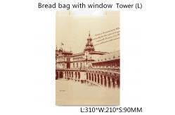 China 55g Coated Paper Toast Bread Packaging Bag ISO9001 With Window supplier